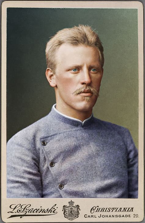 Norwegian polar Explorer Fridtjof Nansen • /r/Colorization | Vintage ...