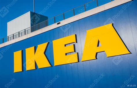 HEERLEN, NETHERLANDS FEBRUARY, 2017: Ikea logo on a store. IKEA is the world's largest furniture ...