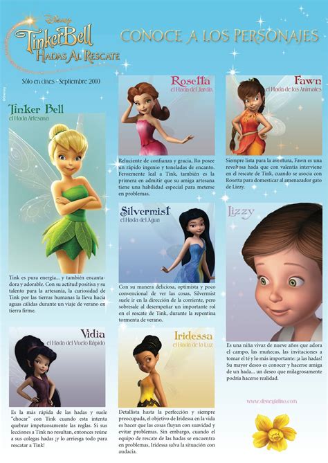 Cine Informacion y mas: Disney - Tinker Bell Hadas al Rescate - Conoce ...