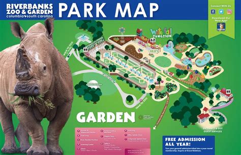 Riverbanks Zoo and Garden Map and Brochure (2022 - 2023) | ThemeParkBrochures.net