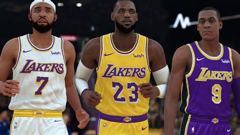 NBA 2K18 Los Angeles Lakers Jerseys