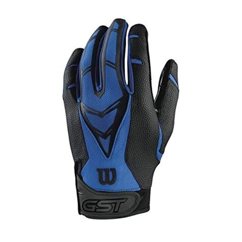 Wilson GST Skill Football Gloves Blue, Adult X-Large - Walmart.com ...