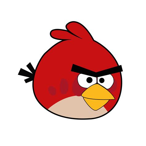 Big Red Bird drawing free image download