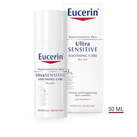 Eucerin UltraSENSITIVE Soothing Care Dry skin instantly calms and soothes hypersensitive skin ...