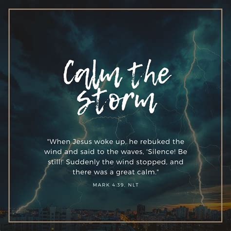 Jesus Calms the Storm Day 1 Mark 4 | Calming the storm, Jesus calms the storm, Storm quotes