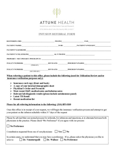 Fillable Online Beverly Tower Wilshire Patient Form Fax Email Print ...