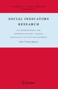 Wellbeing Rankings | Social Indicators Research