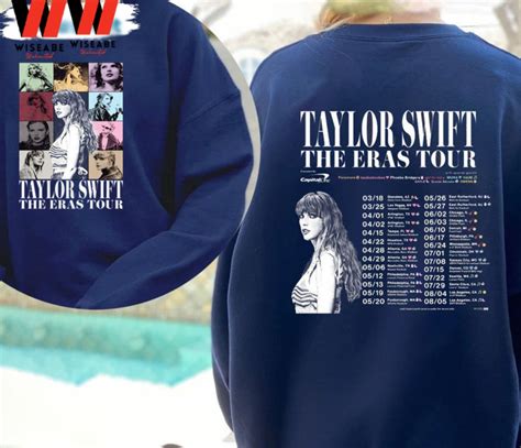 Taylor Swift Eras Tour Two Side Shirt, Taylor Swift Eras Merch ...