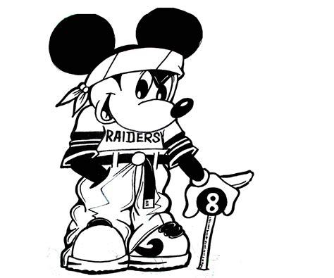 Gangster Drawings Of Mickey Mouse - Drawing Word Searches