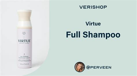 Virtue Full Shampoo Review - YouTube