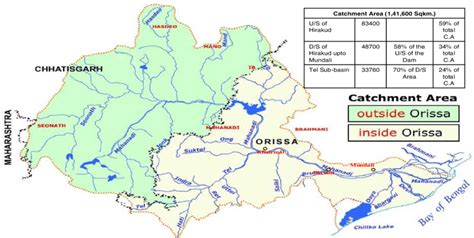 Details of catchments of Mahanadi system inside and outside of Odisha. | Download Scientific Diagram