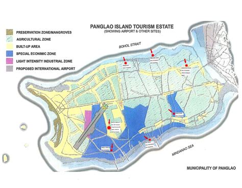 VICINITY MAP OF PANGLAO ISLAND