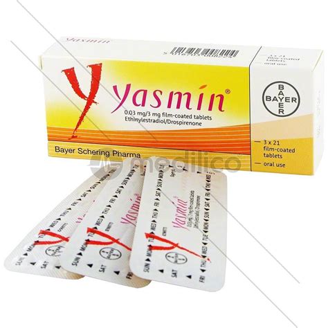 Yasmin Contraceptive Pill Online in the UK | Medilico UK