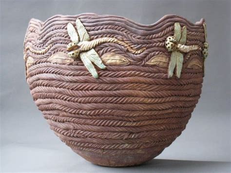 Garden Pottery Ideas | Coil pottery, Pottery bowls, Pottery