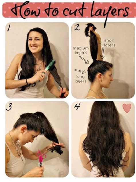 How to Make a Layered Haircut On Your Own - Pretty Designs