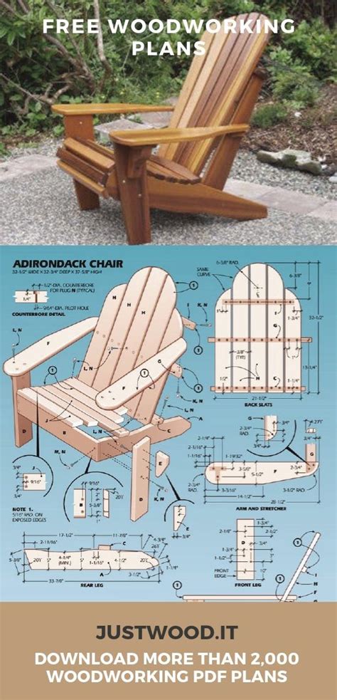 Justwood.it - The #1 Source for FREE PDF Woodworking Plans & Guides | Outdoor furniture plans ...