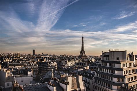 HD wallpaper: paris, eiffel tower, roof, sky, france, landscape, romantic | Wallpaper Flare