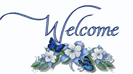 welcome (in Glitter Text)