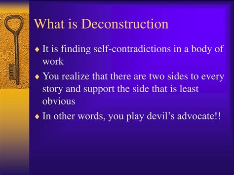 PPT - Theory of Deconstruction PowerPoint Presentation, free download - ID:2772739