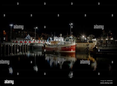 Fraserburgh harbour night hi-res stock photography and images - Alamy