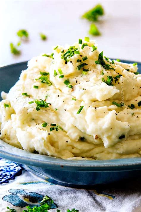 BEST Garlic Mashed Potatoes (Make ahead!) - Carlsbad Cravings