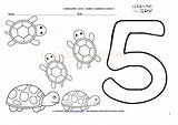 Number 5 Coloring Worksheet sketch template
