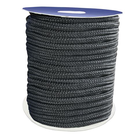 Marine Equipment SELECTION Items - Mooring Double Braided Rope, Polyester, black