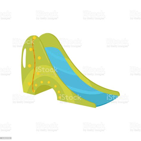 Playground Slide Vector Illustration On A White Background Stock ...