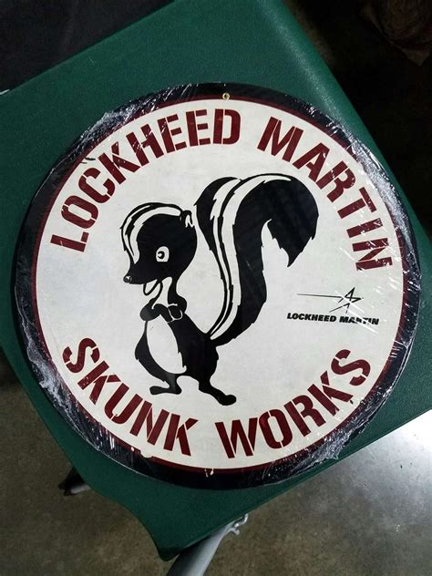 Lockheed martin skunk works logo round metal steel sign for sale in Vancouver, WA - 5miles: Buy ...