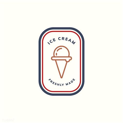 Freshly made ice cream logo vector | free image by rawpixel.com | Logo ...