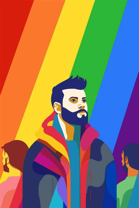 LGBT Rainbow Flat Art Illustration Poster 28797563 Vector Art at Vecteezy