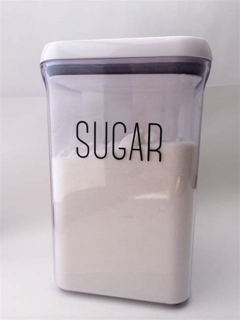 Items similar to Sugar Label - Kitchen Labels - Kitchen Organization - FREE SHIPPING on Etsy