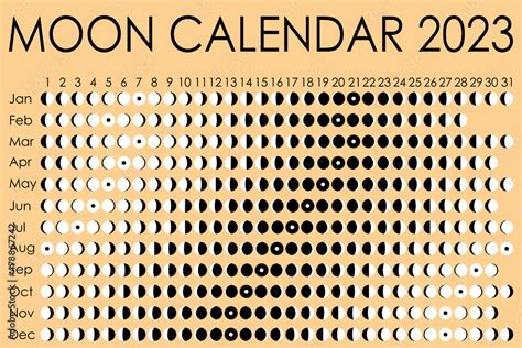 2023 full moon calendar printable printable calendar 2023 - 2023 lunar ...