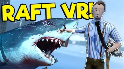 Spycakes & I Must Survive Sharks On a Raft in VR! - Sam & Dan: Floaty Flatmates Raft VR Game ...