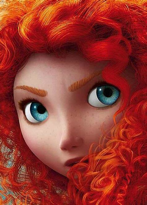 Her hair. | Disney brave, Merida, Disney princess