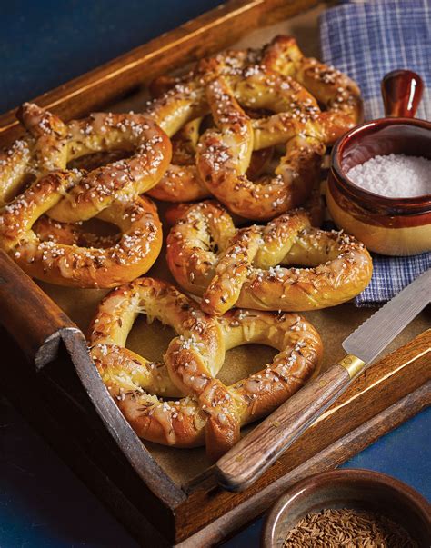 Soft Pretzels with Caraway Seeds & Emmental Recipe