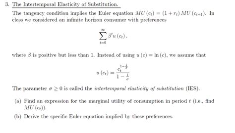 Elasticity Of Substitution