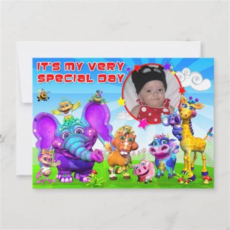 Birthday Invite with "The GiggleBellies" | Zazzle