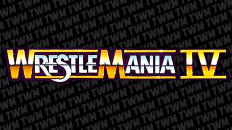 WWE: WrestleMania 4 Recap - March 27, 1988 | MatMagMania