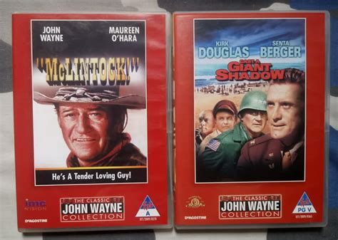 Movies - John Wayne Mclintock + Cast a Giant Shadow Dvds was listed for R120.00 on 29 Dec at 15: ...