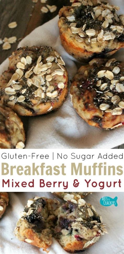 Mixed Berry Breakfast Muffins Gluten-Free Recipe | No Added Sugar