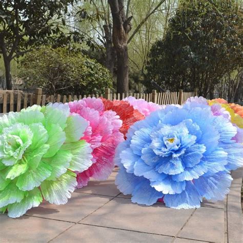 The peony flower umbrella props dance stage props Umbrella props flower ...