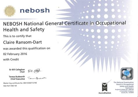 Nebosh General Certificate - 2.2.16