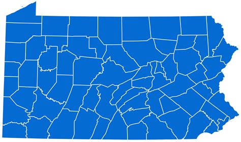 Printable Pennsylvania Map