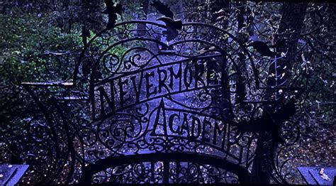 Nevermore Academy Entrance Gate in 2023 | Wednesday movie, Sci fi ...