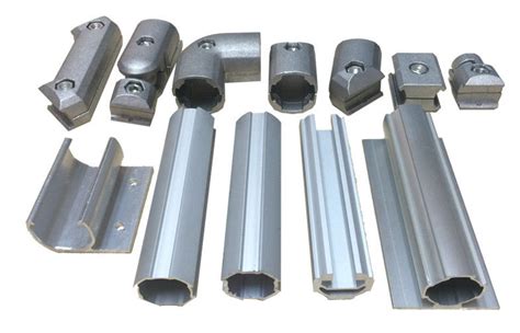 Aluminum Pipe Connectors and Fittings 1.7 mm Aluminum Alloy Tube