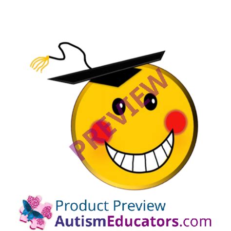 Emoji Grads Yellow | Moveable Pieces Clip Art EZ Clips