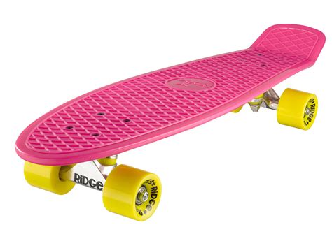 Ridge 27" Big Brother Mini Cruiser complete board skateboard in pink – Mini cruiser skateboards ...