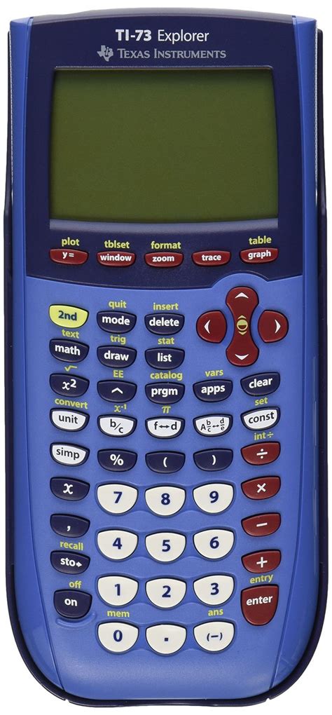 Texas Instruments TI-73 Graphing Calculator | Graphing calculator, Calculator, Algebra calculator