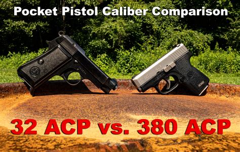 32 ACP vs 380 ACP - Pocket Pistol Calibers Compared